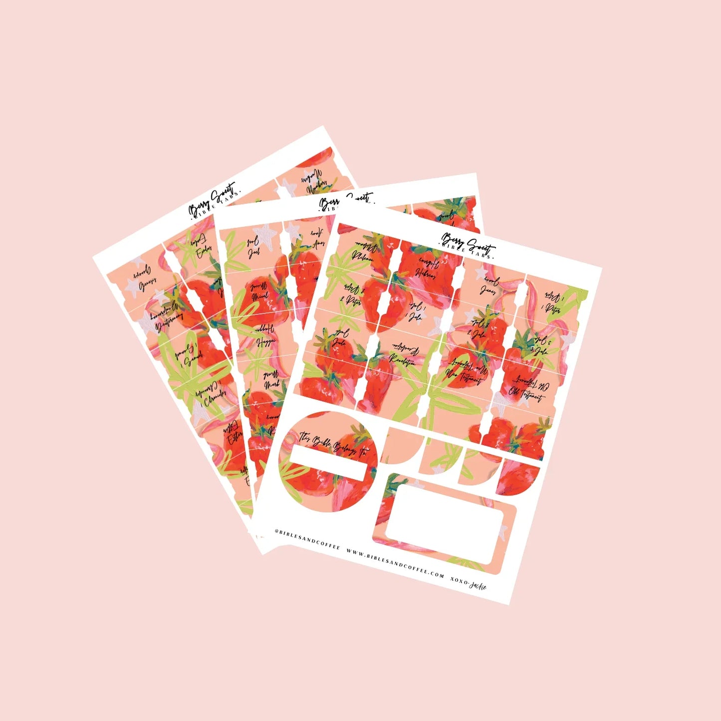 Berry Sweet Bible Tabs
