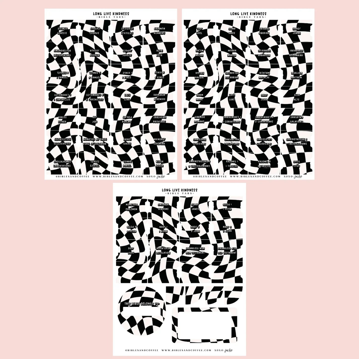 Love Live Kindness Bible Tabs