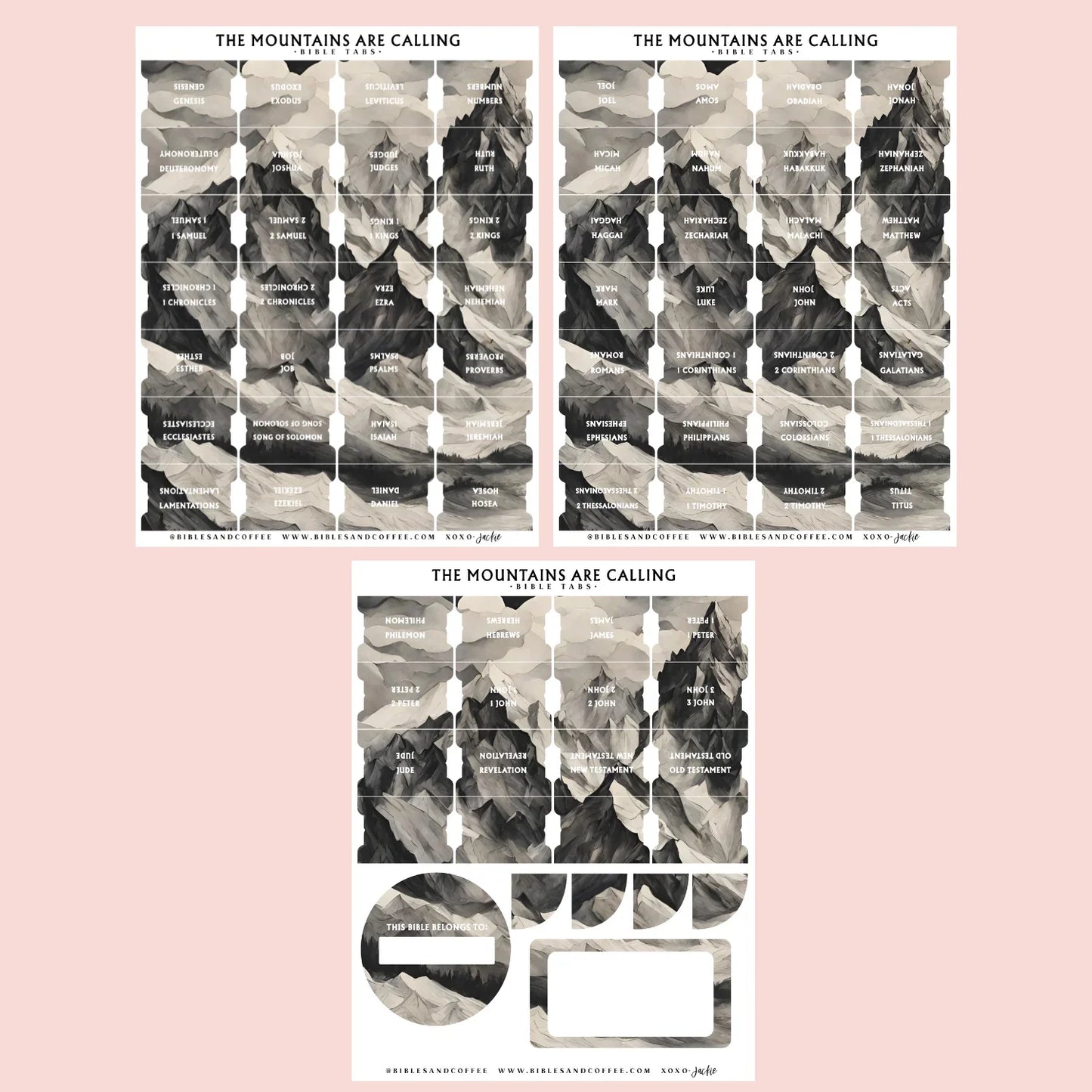 Mountains are Calling Bible Tabs