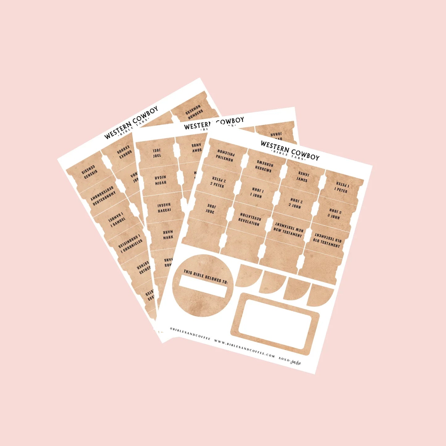 Western Cowboy Bible Tabs