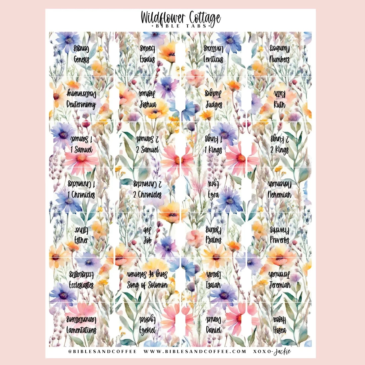 Wildflower Cottage Bible Tabs