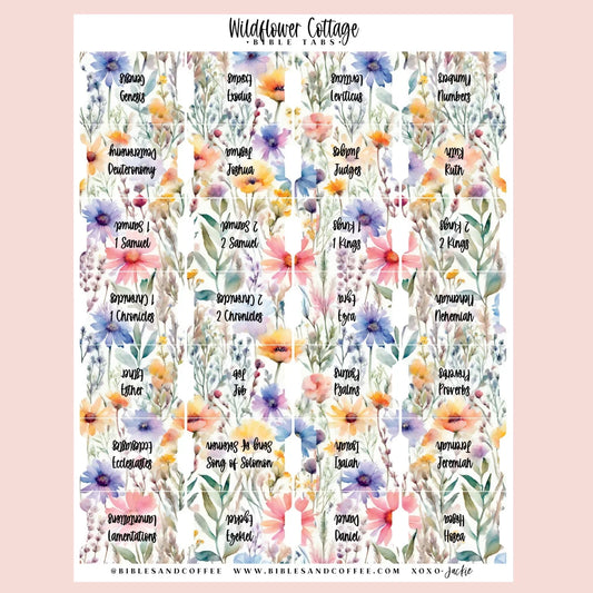 Wildflower Cottage Bible Tabs