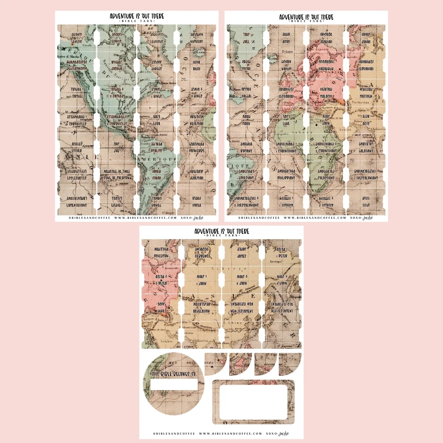 Adventure Is Out There Bible Tabs