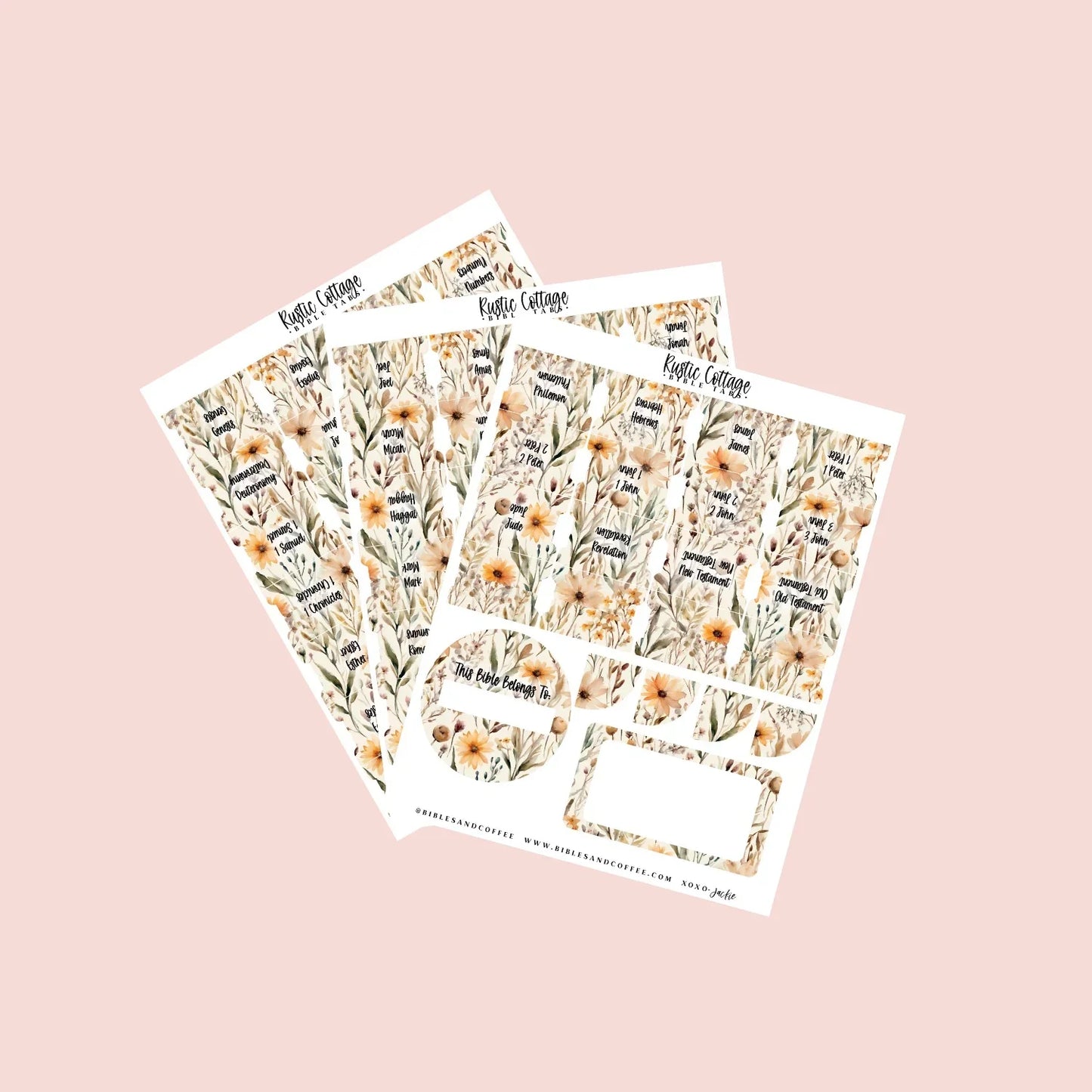 Rustic Cottage Bible Tabs