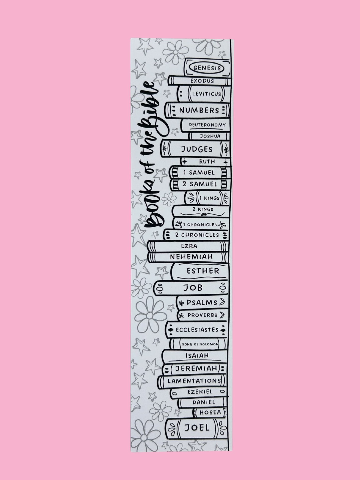 Books of the Bible Bookmark
