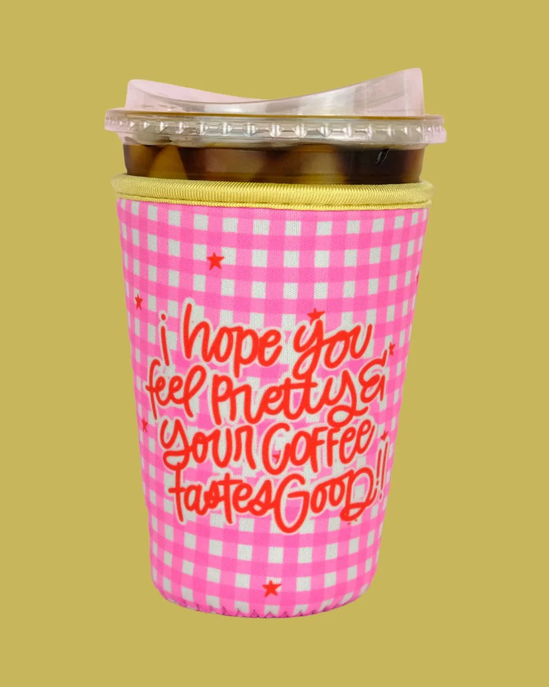 Feel Pretty Iced Beverage Coozie