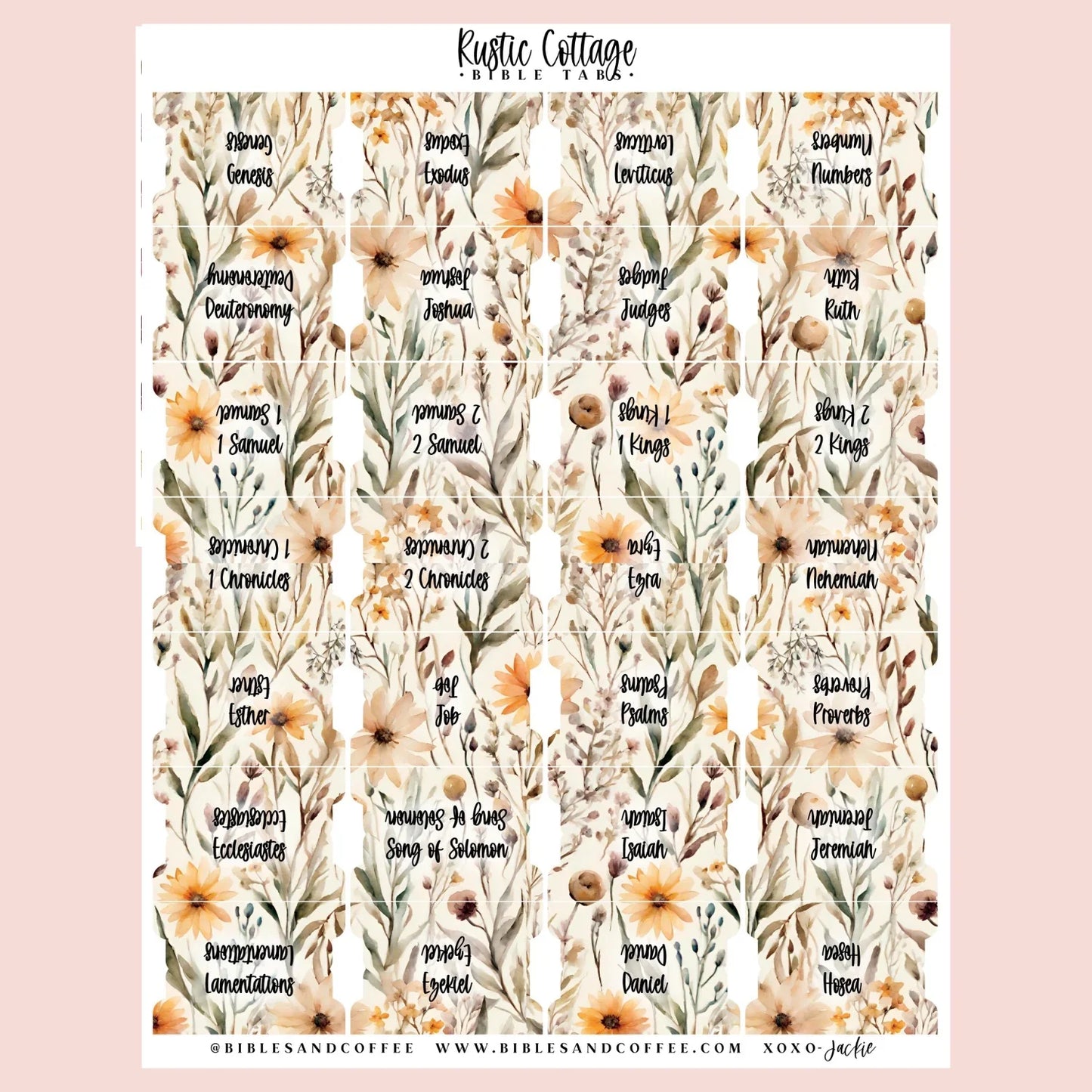 Rustic Cottage Bible Tabs