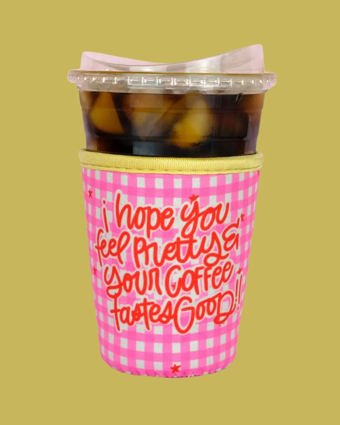 Feel Pretty Iced Beverage Coozie