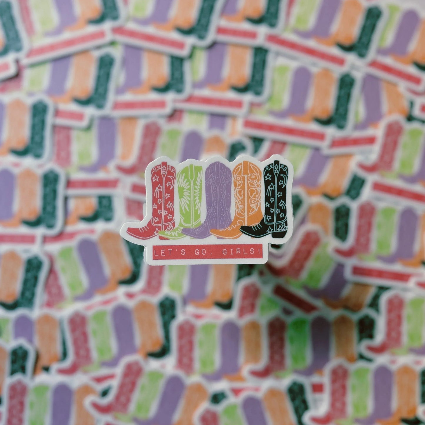 Lets Go Girls Sticker