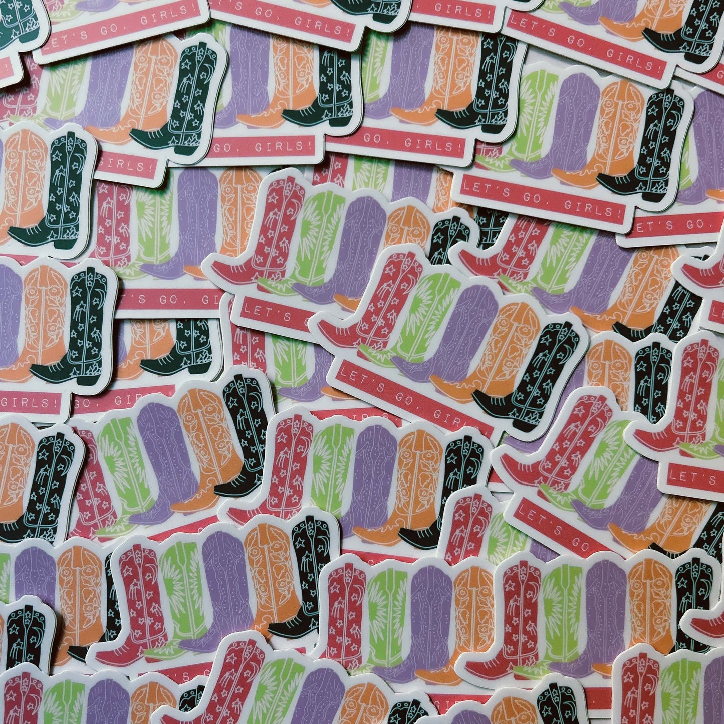 Lets Go Girls Sticker
