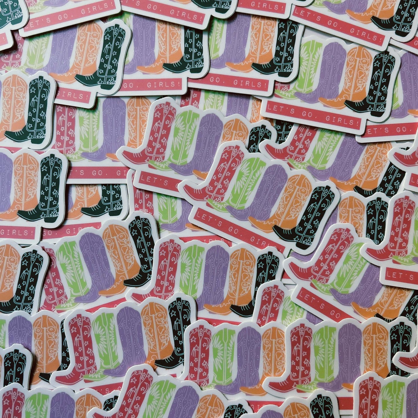 Lets Go Girls Sticker