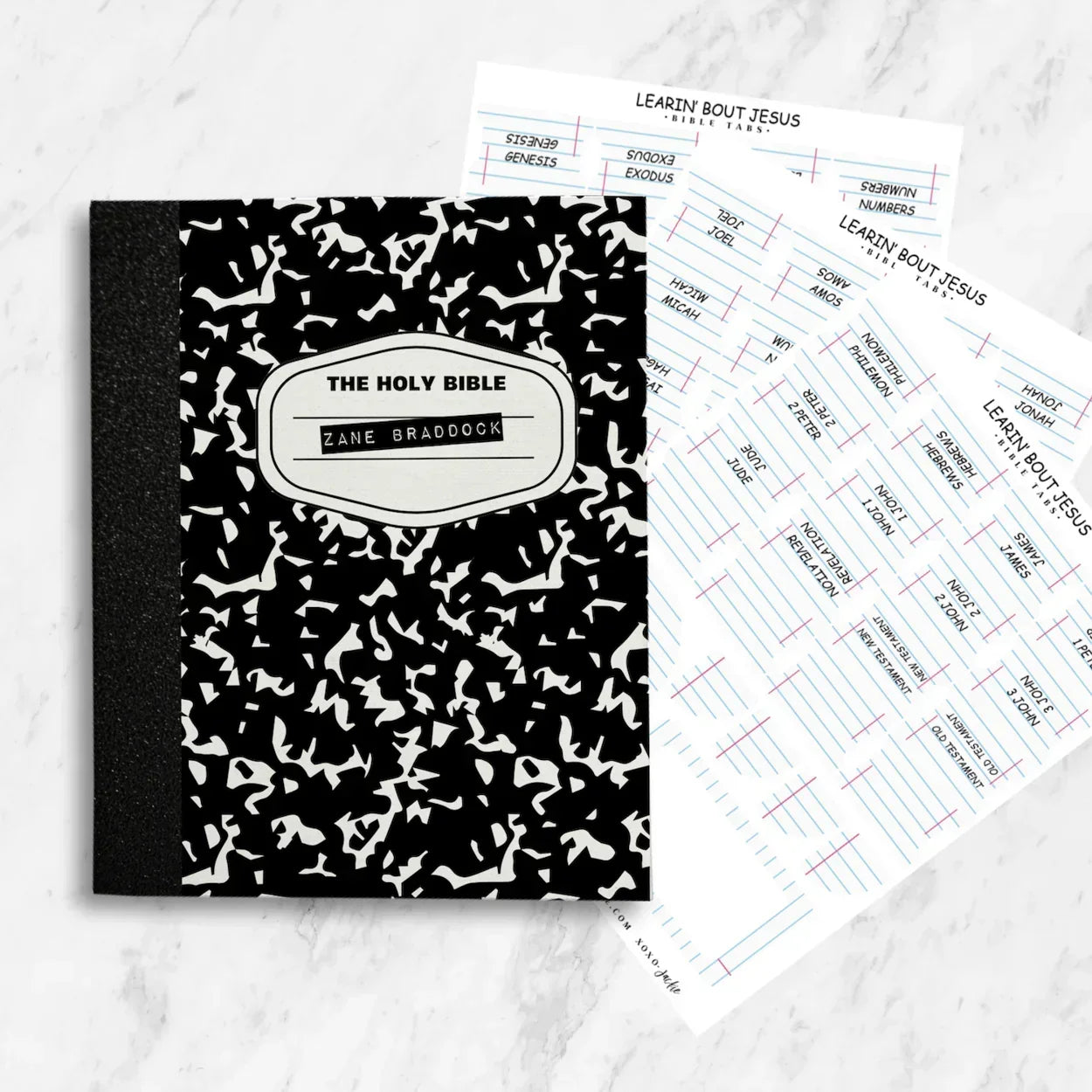 Blank Composition Canvas Bible