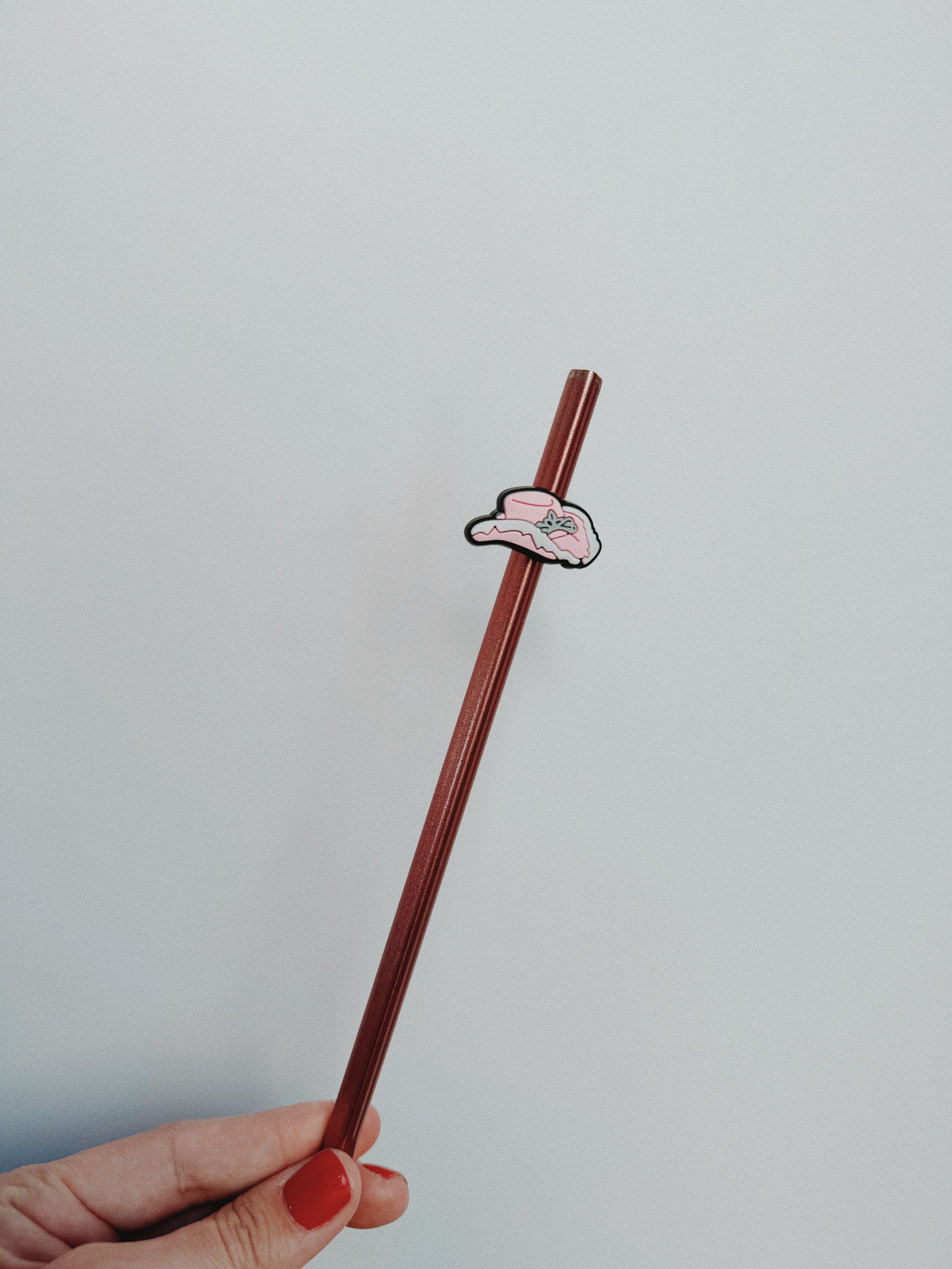 Glass Straw With Christmas Charm – Decals And Daydreams