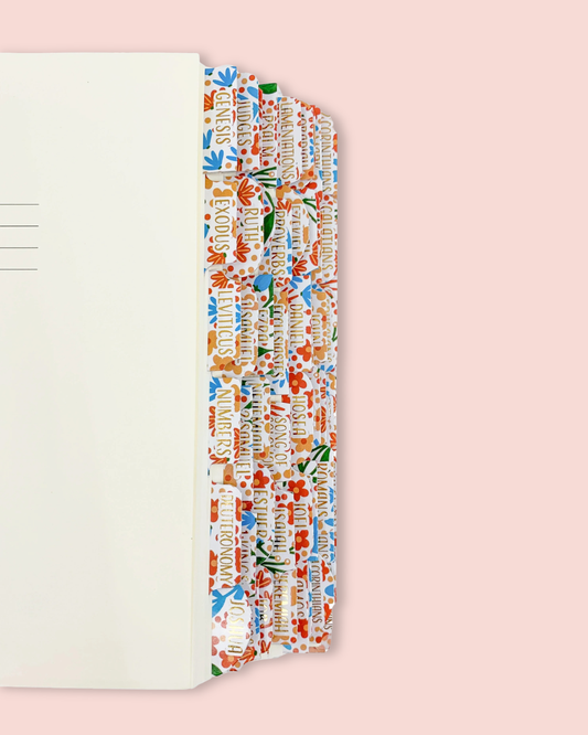 A Floral Story Bible Tabs