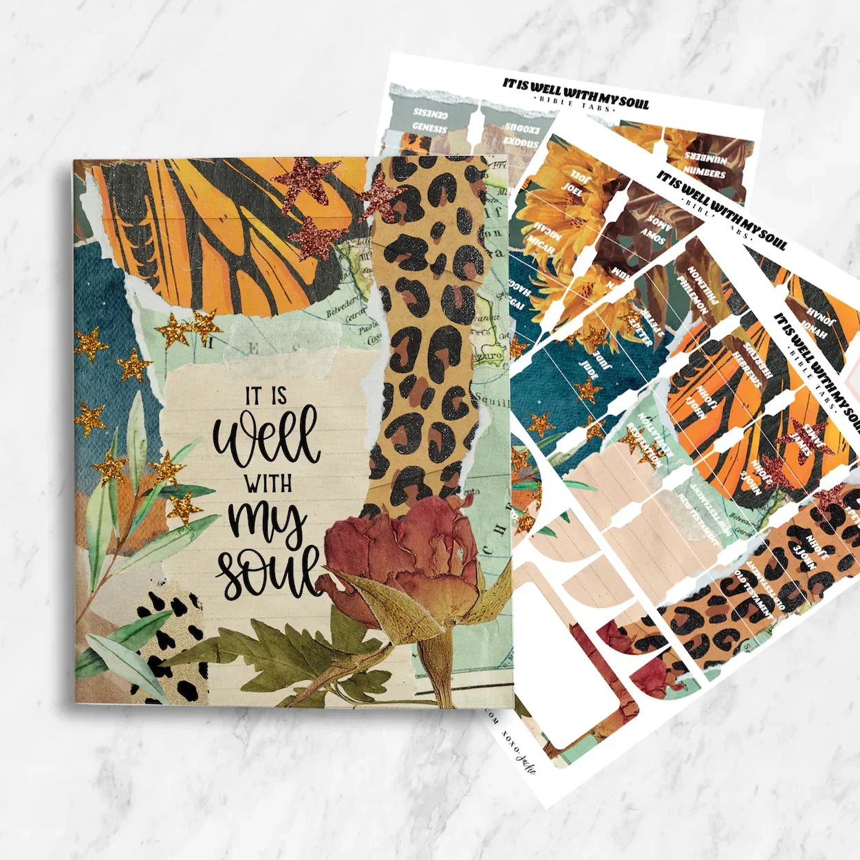 It Is Well With My Soul Collage Canvas Bible