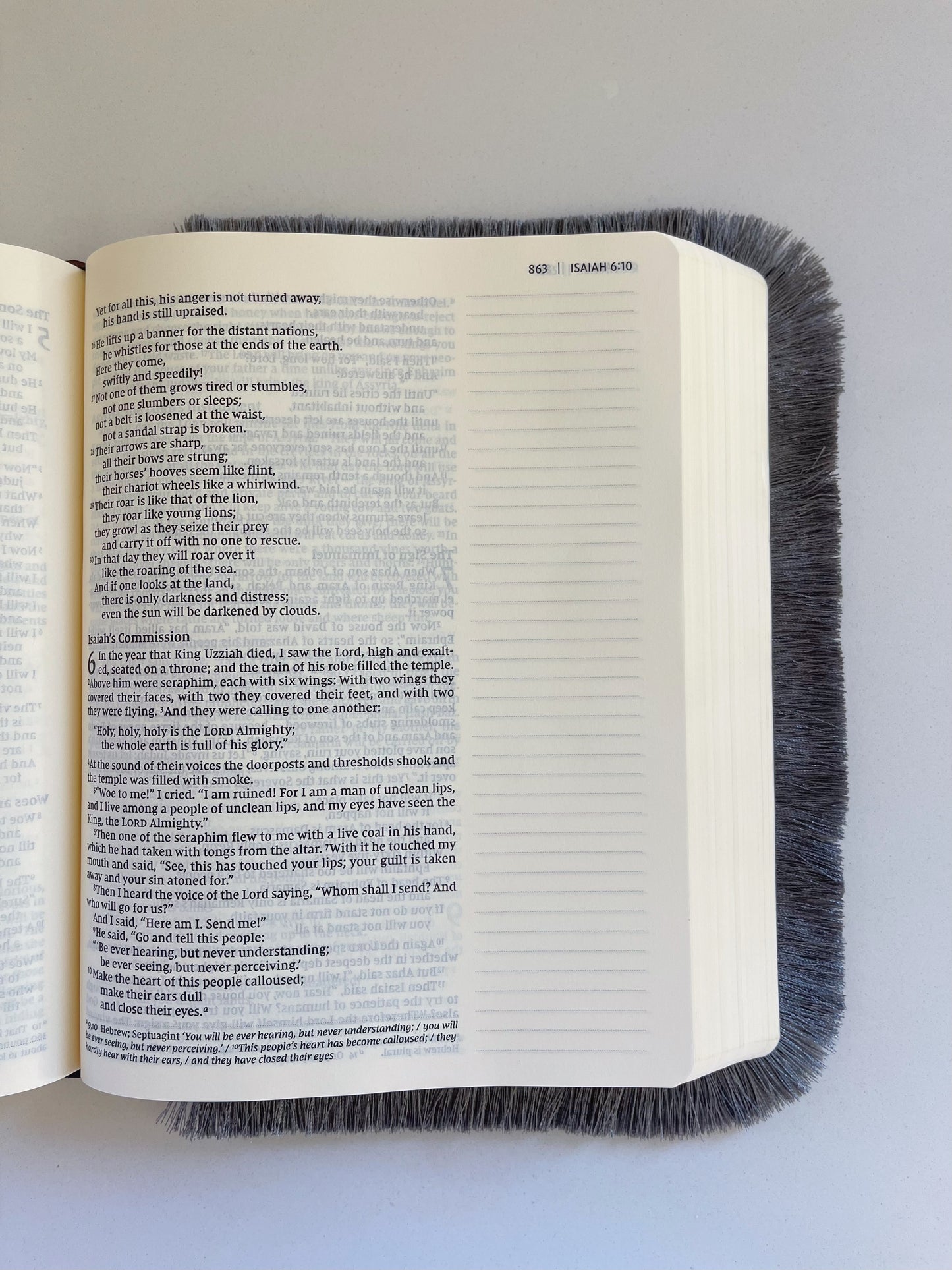 Steel - Bible Fringe
