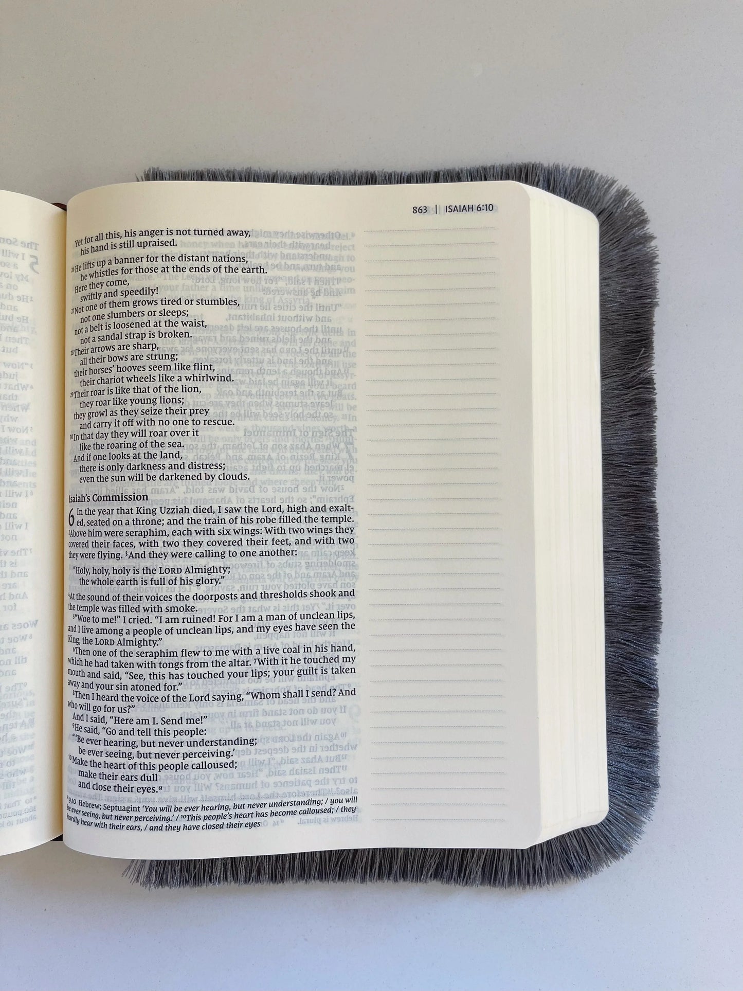 Steel - Bible Fringe