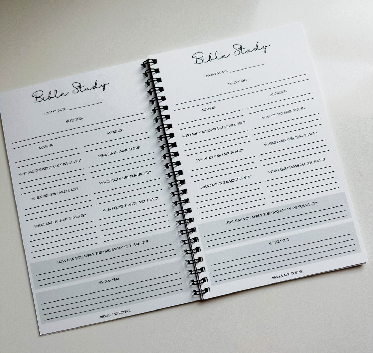 Bible Study Journal