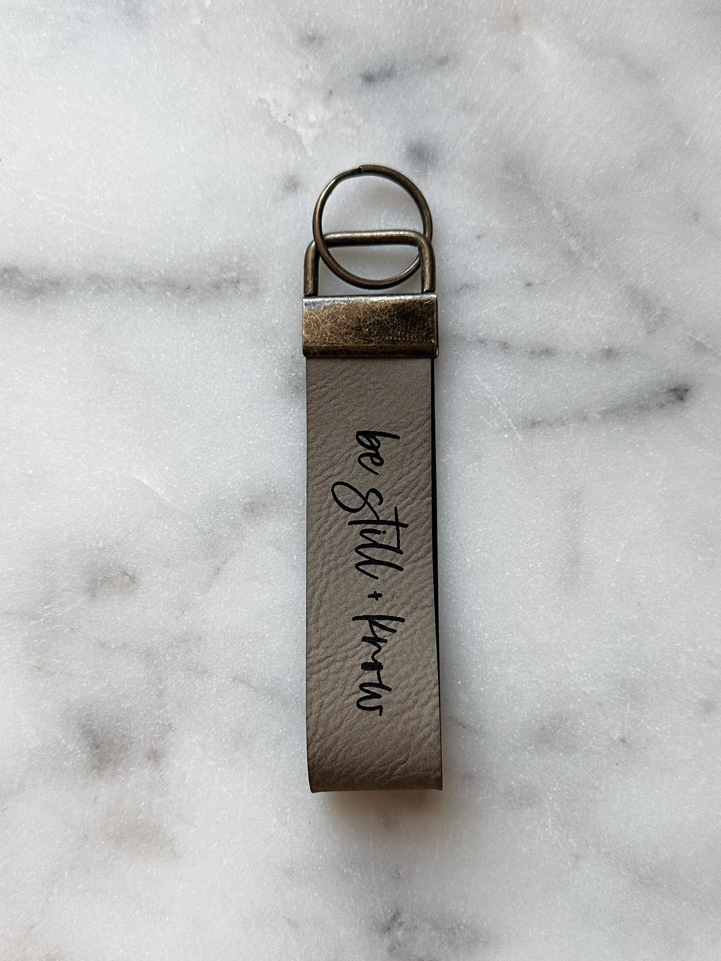 Be Still & Know Keychain