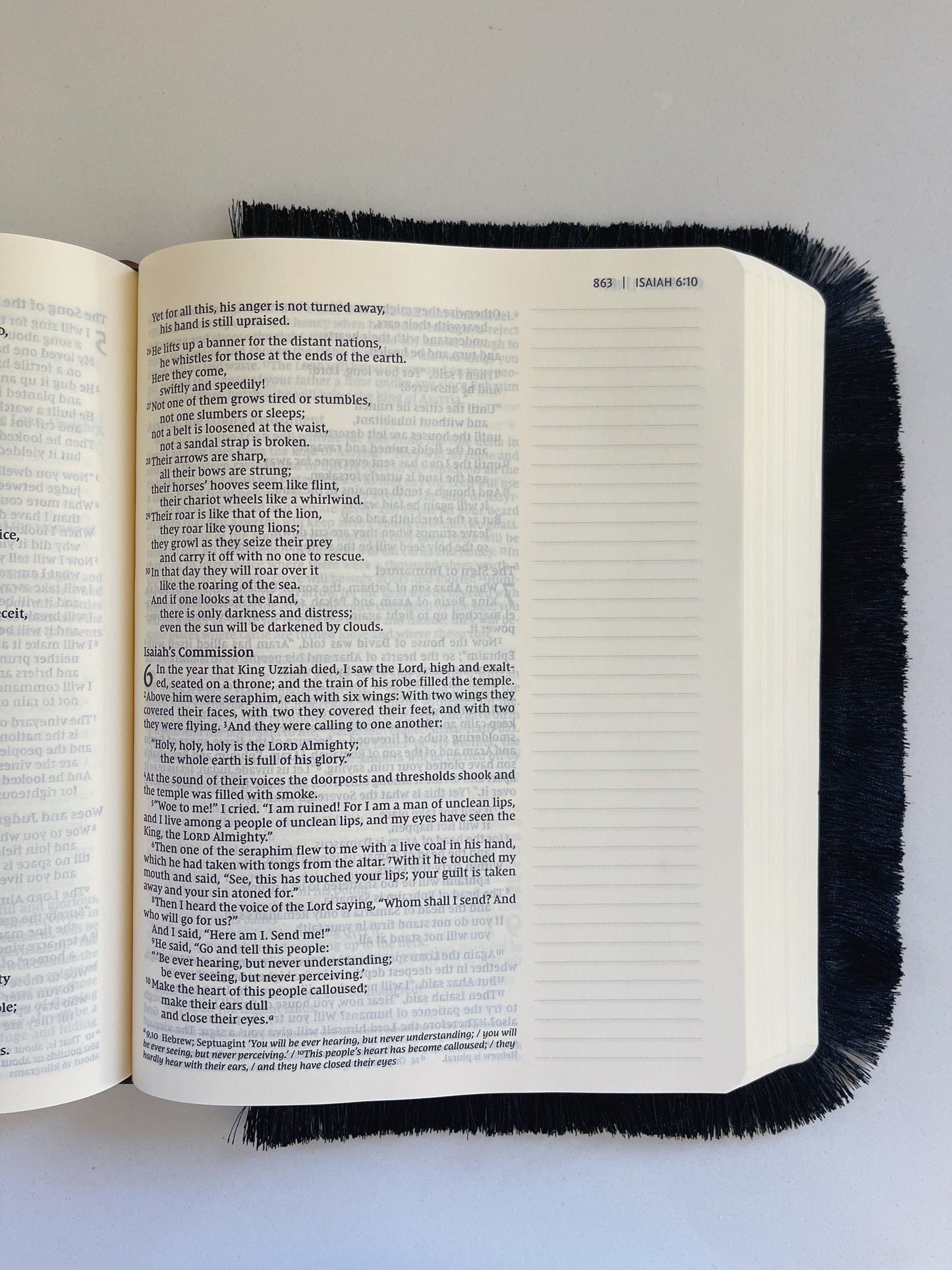 Black - Bible Fringe