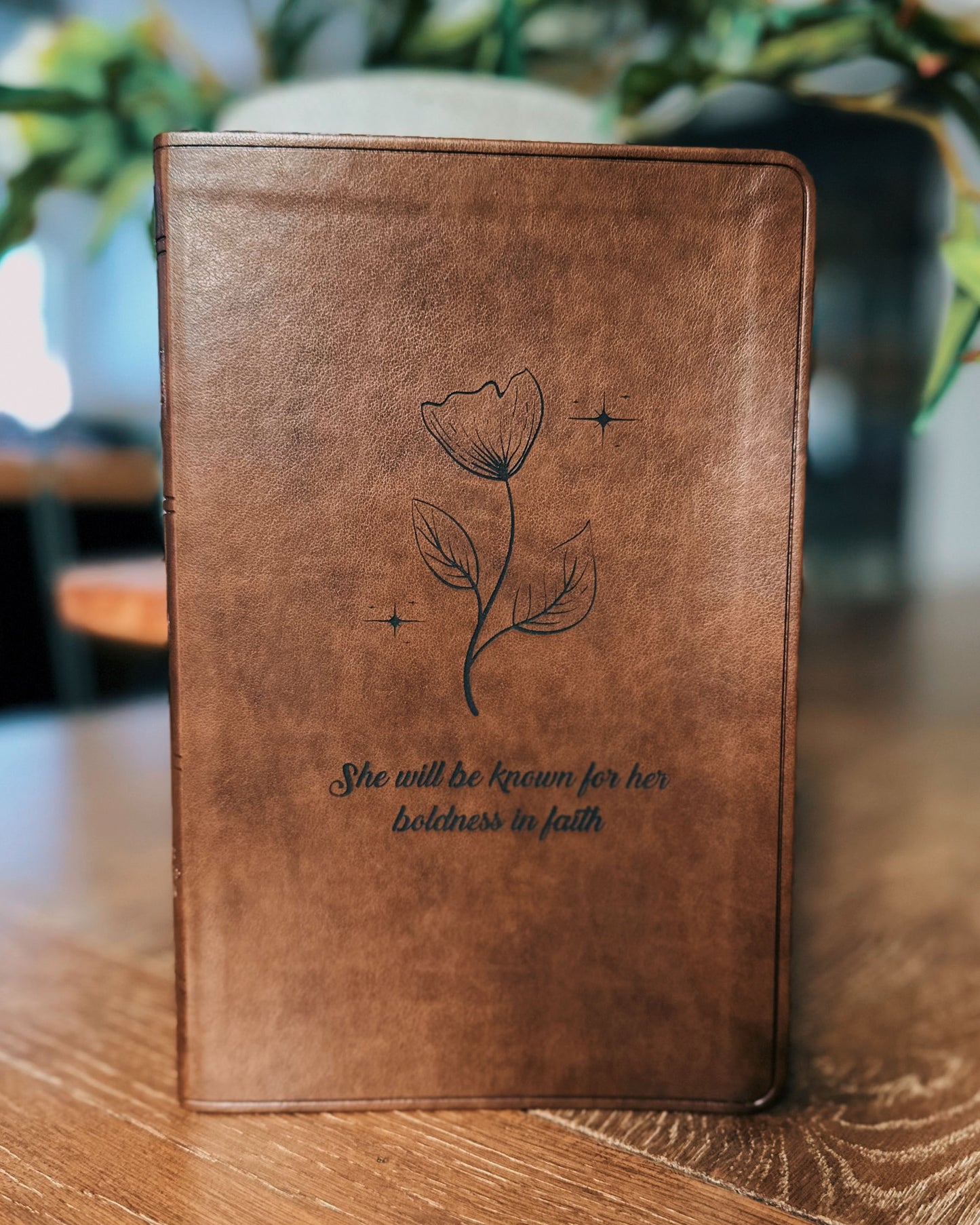 Boldness in Faith ESV Engraved Bible