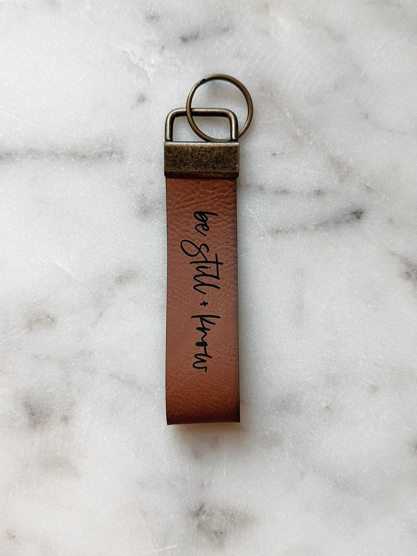 Be Still & Know Keychain