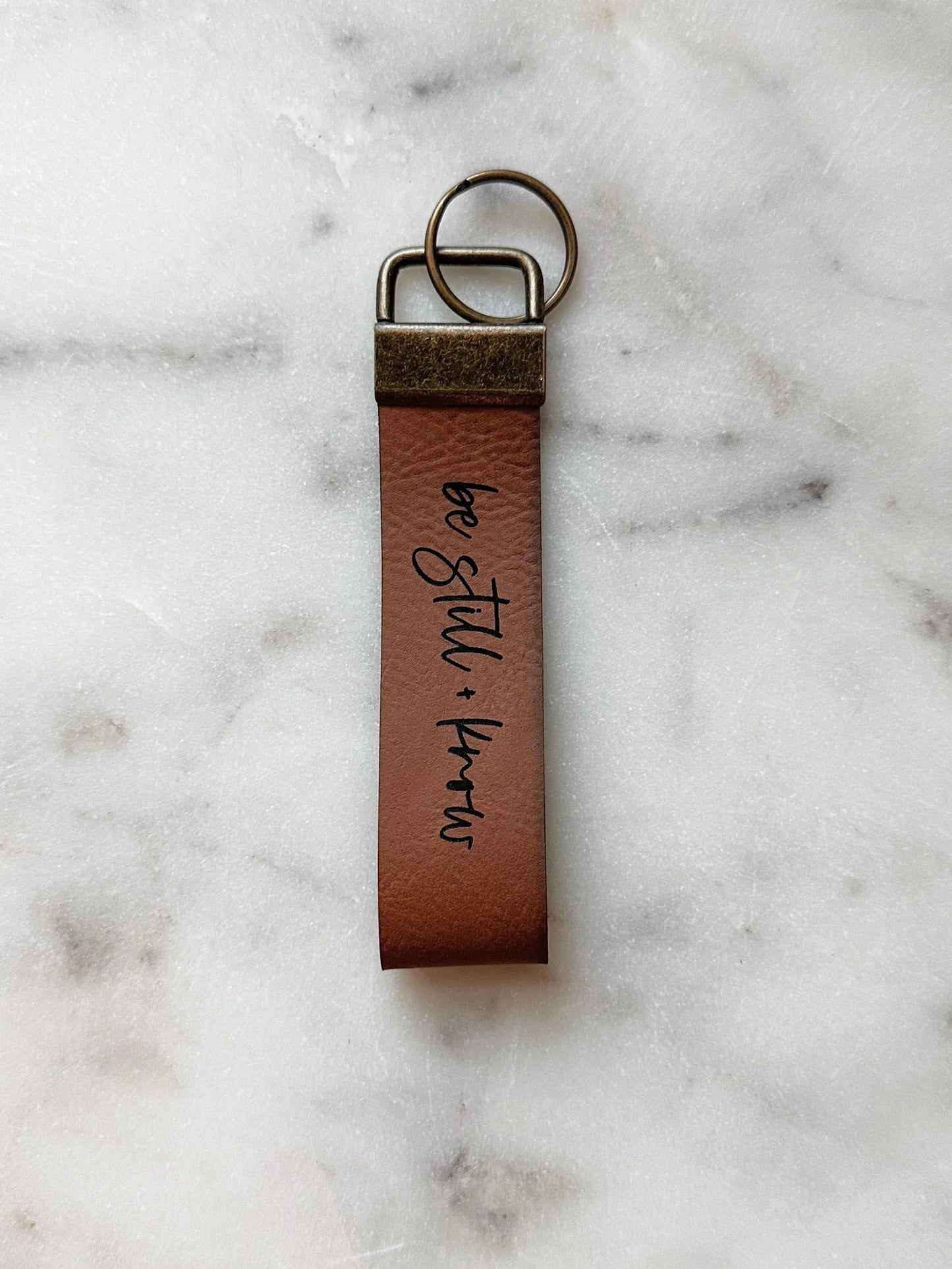 Be Still & Know Keychain