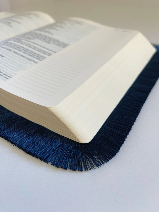 Navy - Bible Fringe