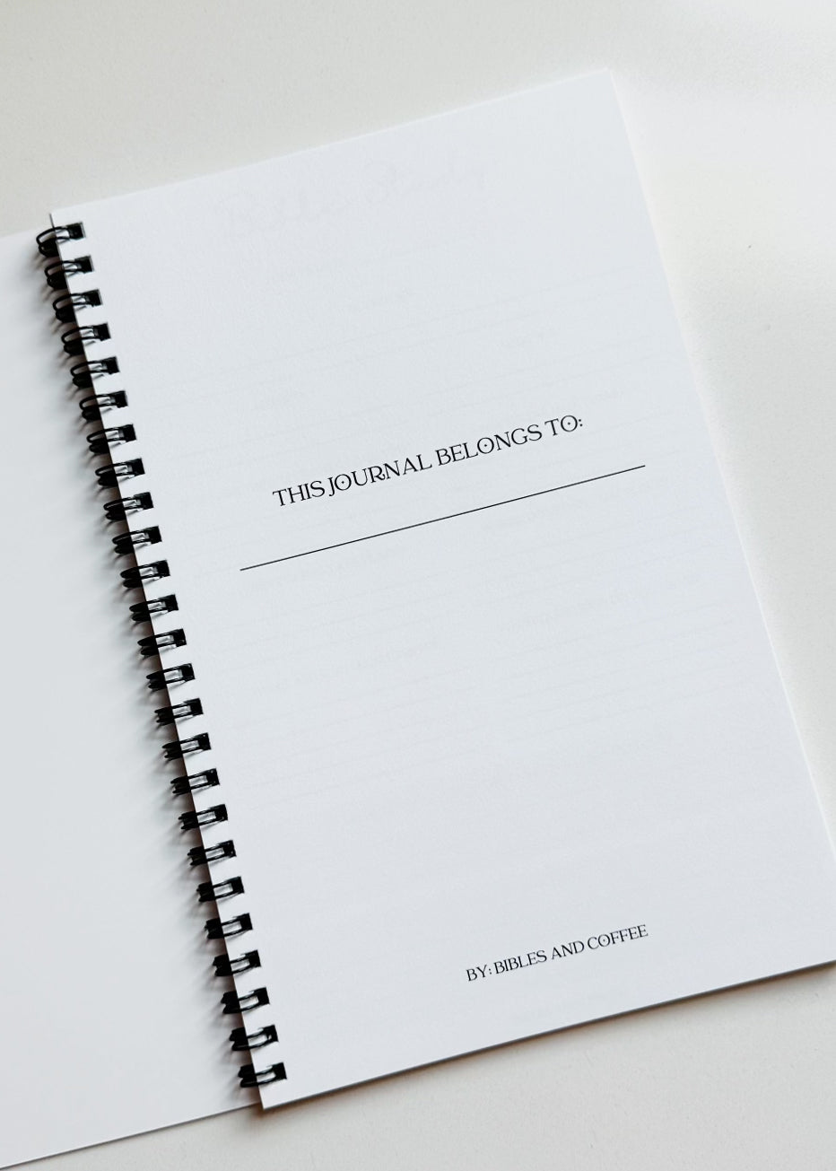 Bible Study Journal