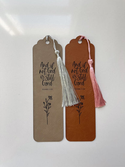 God is Still Good Faux Leather Bookmark