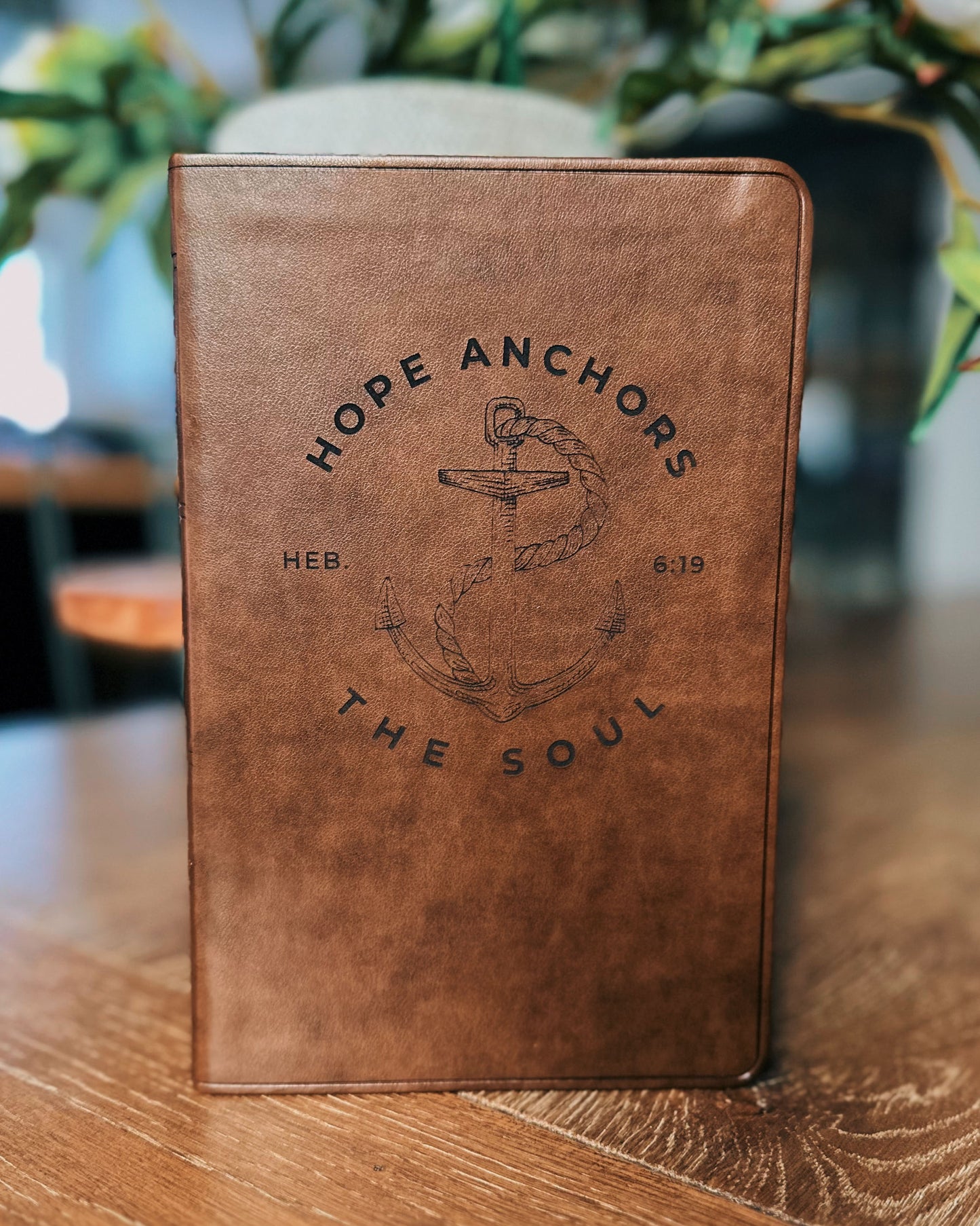 Hope Anchors the Soul ESV Engraved Bible