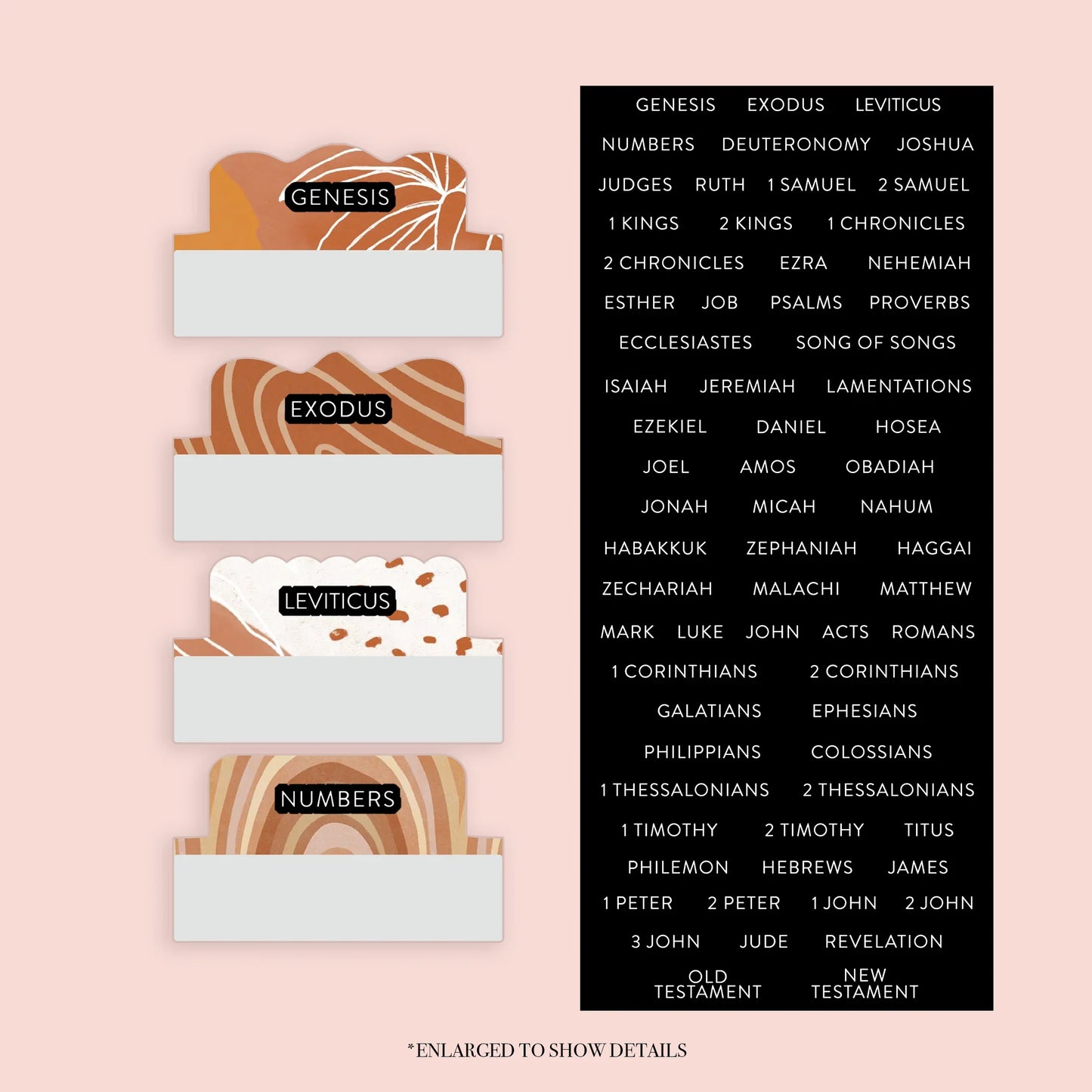 Boho - Repositionable Tabs Set