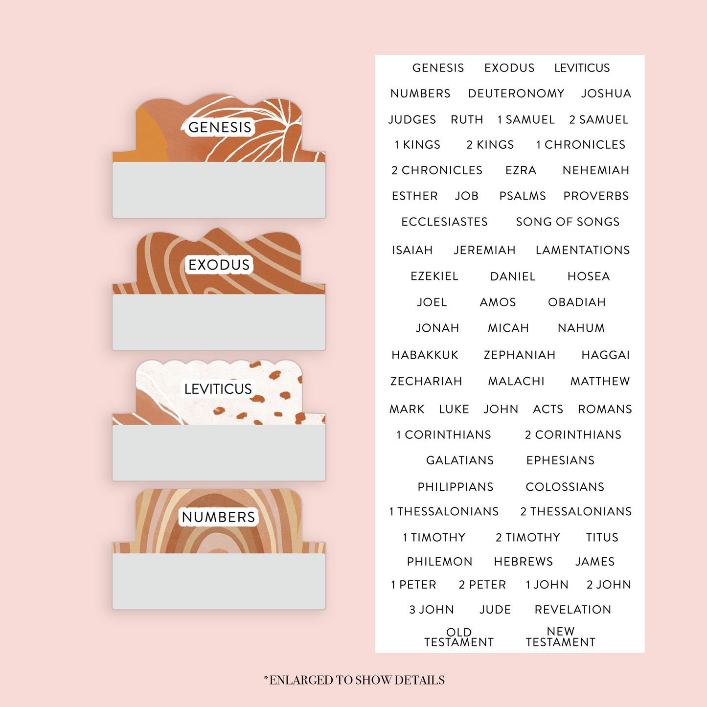 Boho - Repositionable Tabs Set