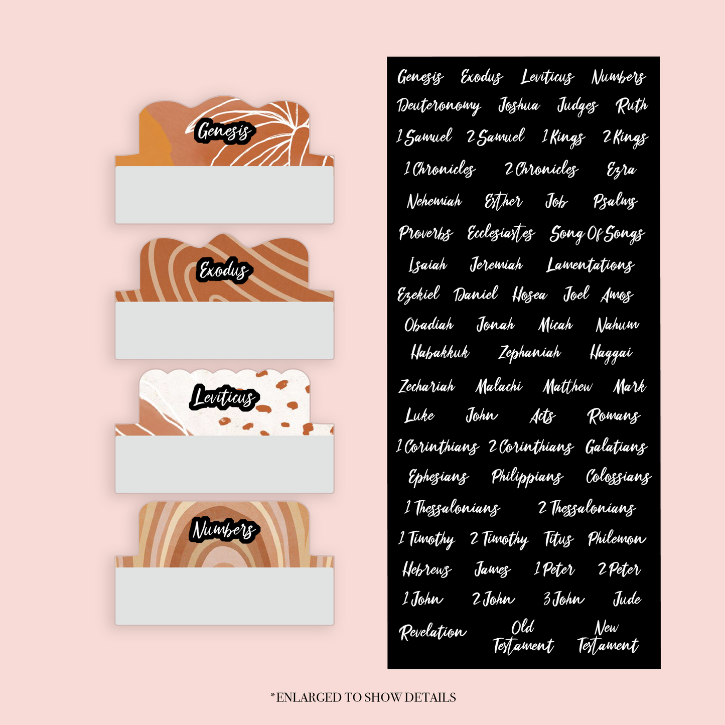 Boho - Repositionable Tabs Set