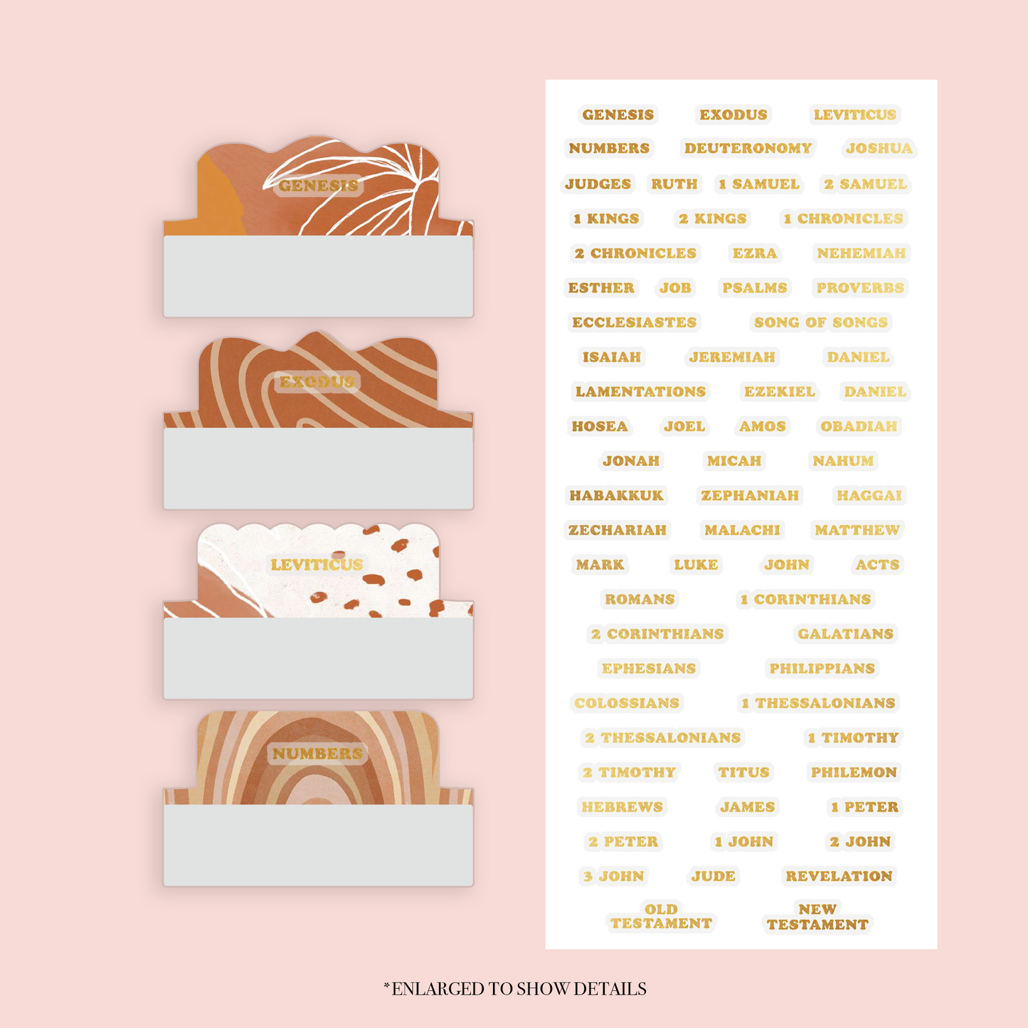 Boho - Repositionable Tabs Set