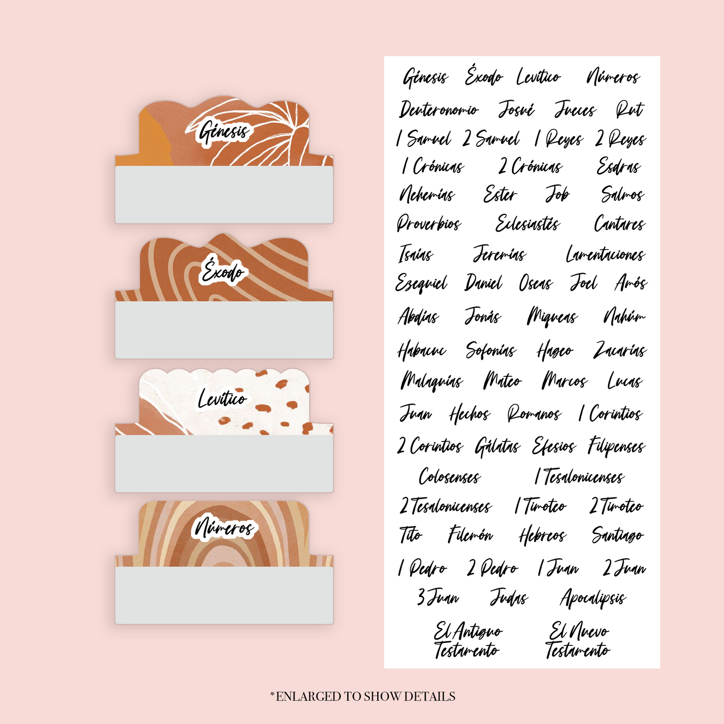 Boho - Repositionable Tabs Set