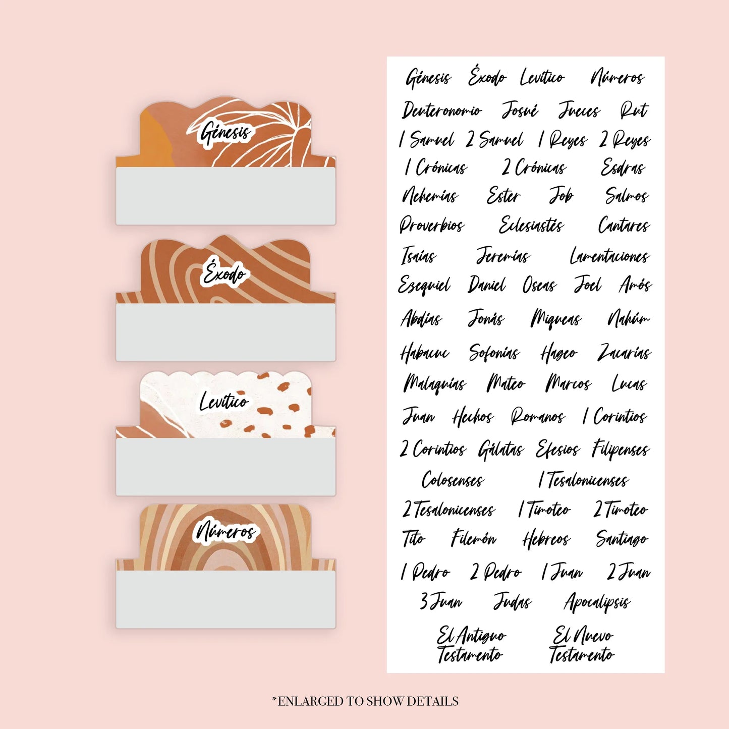 Boho - Repositionable Tabs Set