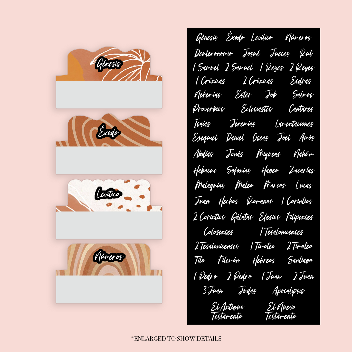 Boho - Repositionable Tabs Set