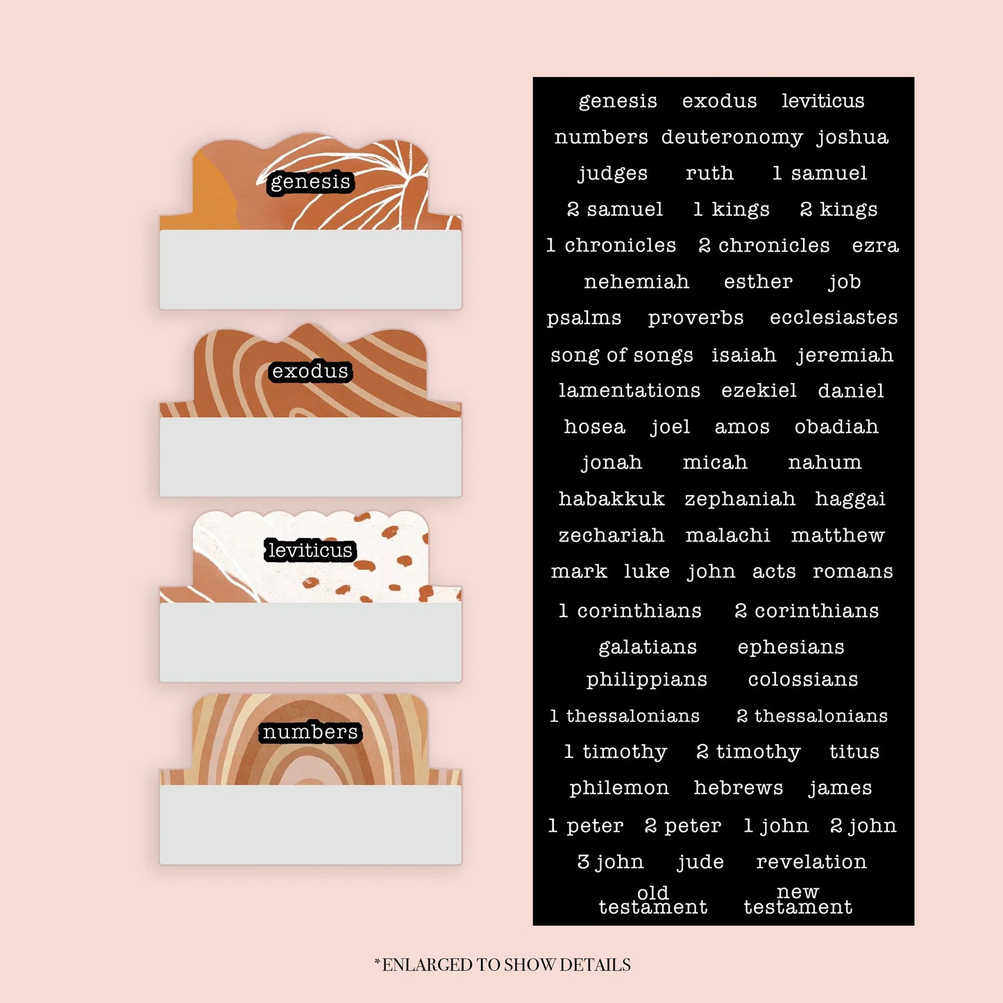 Boho - Repositionable Tabs Set