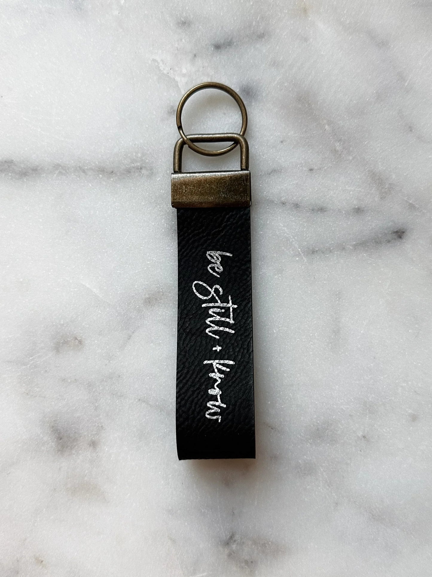 Be Still & Know Keychain