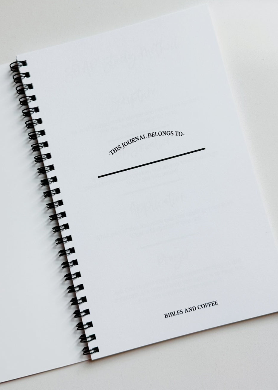 SOAP Bible Study Journal
