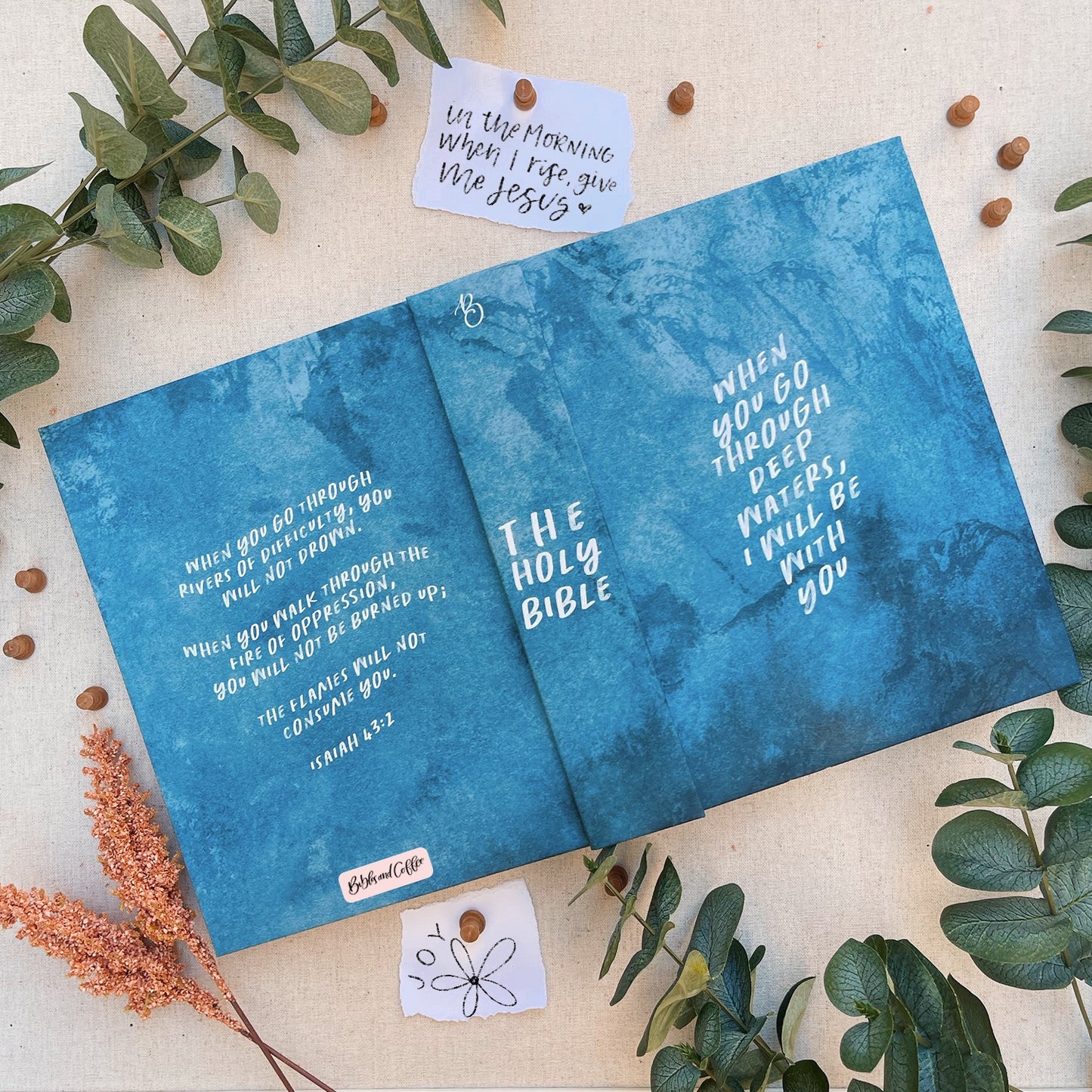 Deep Waters NLT Journaling Printed Bible