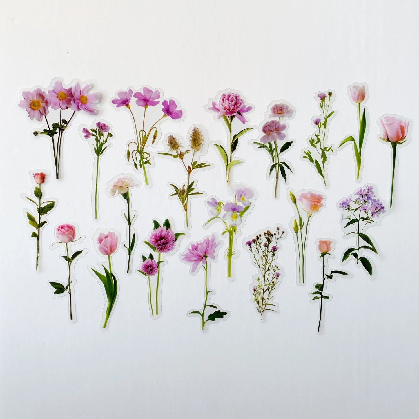 Peony Pink Journaling Sticker Pack (20ct)