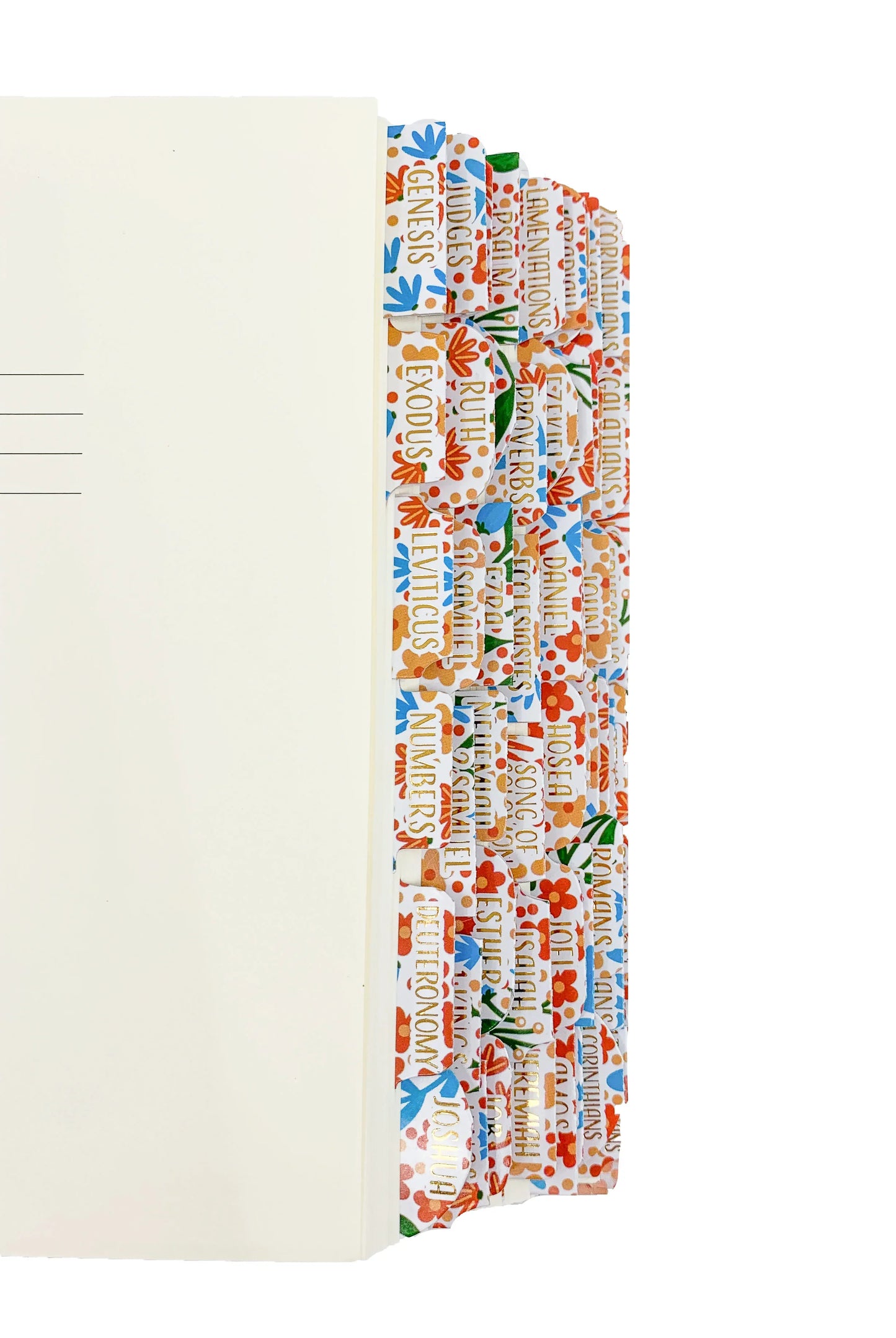 A Floral Story Bible Tabs - Bibles and Coffee