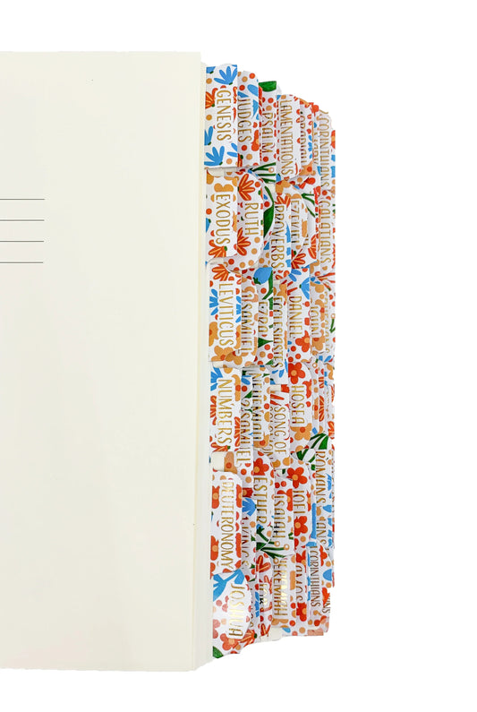 A Floral Story Bible Tabs - Bibles and Coffee