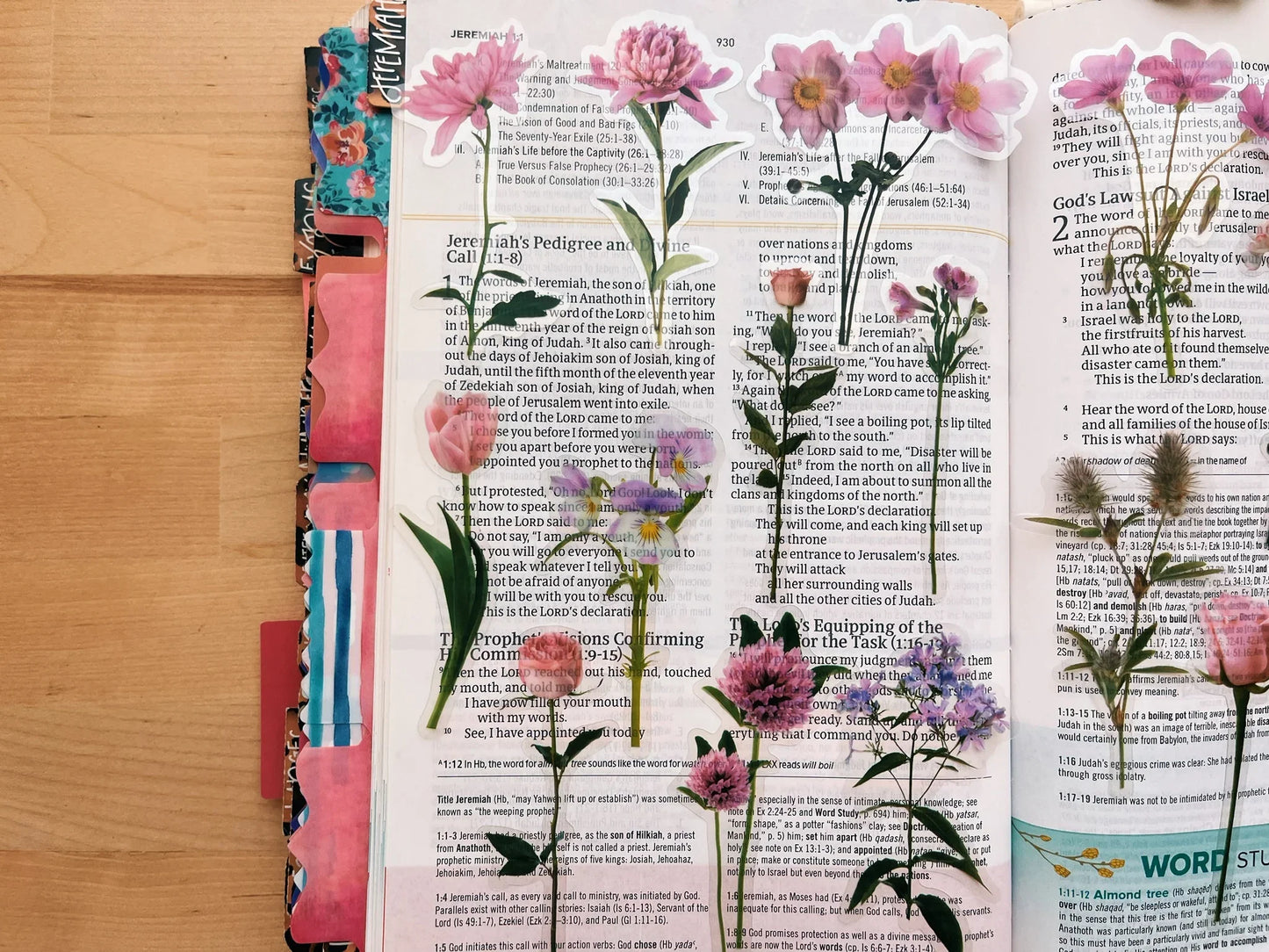 Peony Pink Journaling Sticker Pack (20ct)