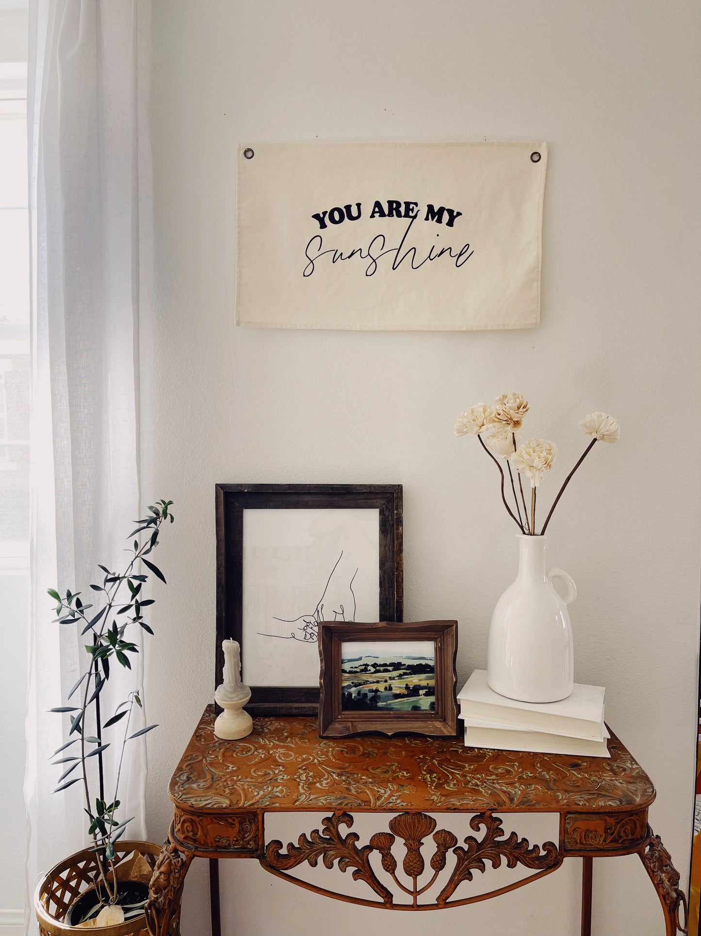 You Are My Sunshine Canvas Banner