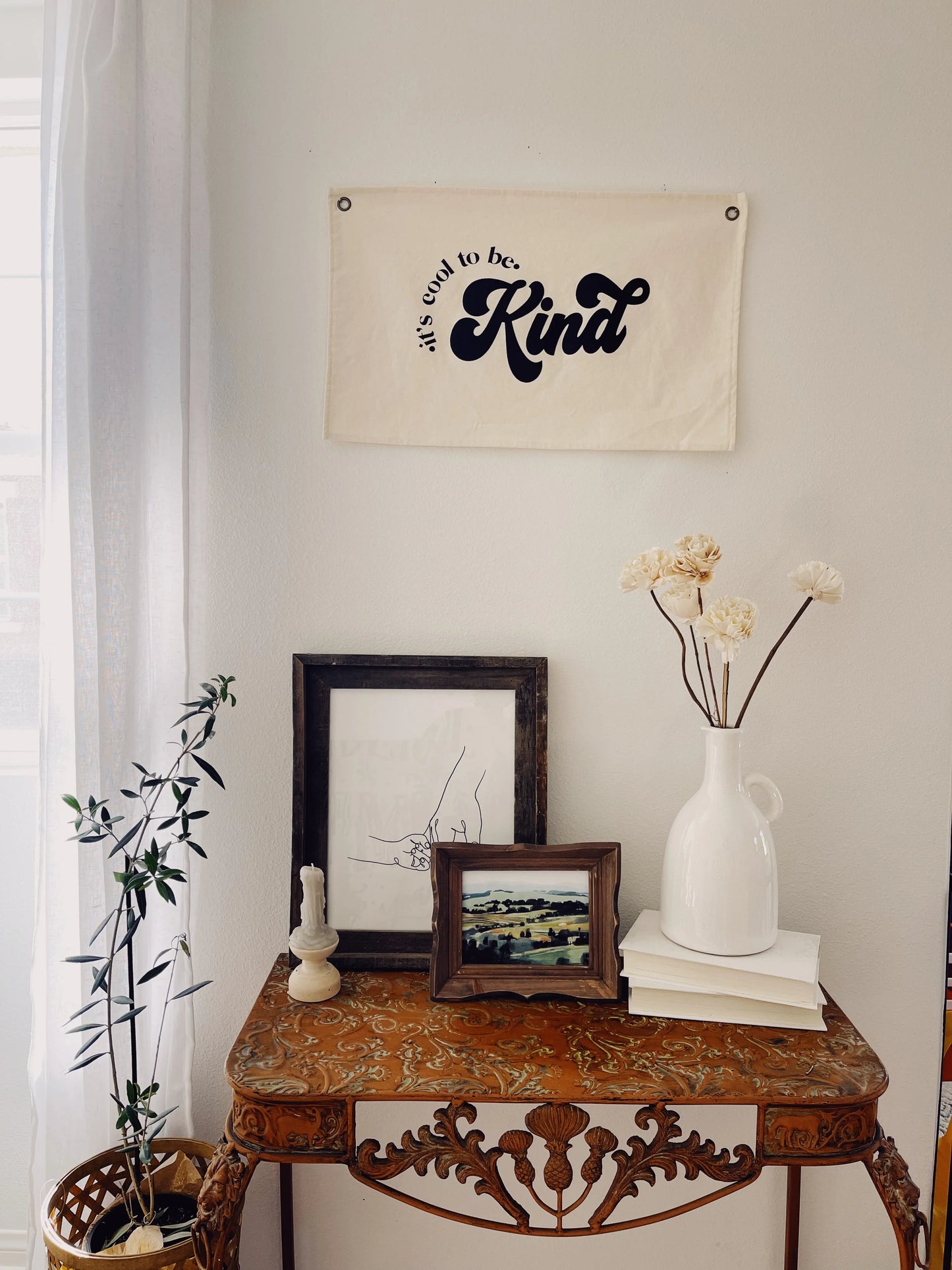 Be Kind Canvas Banner