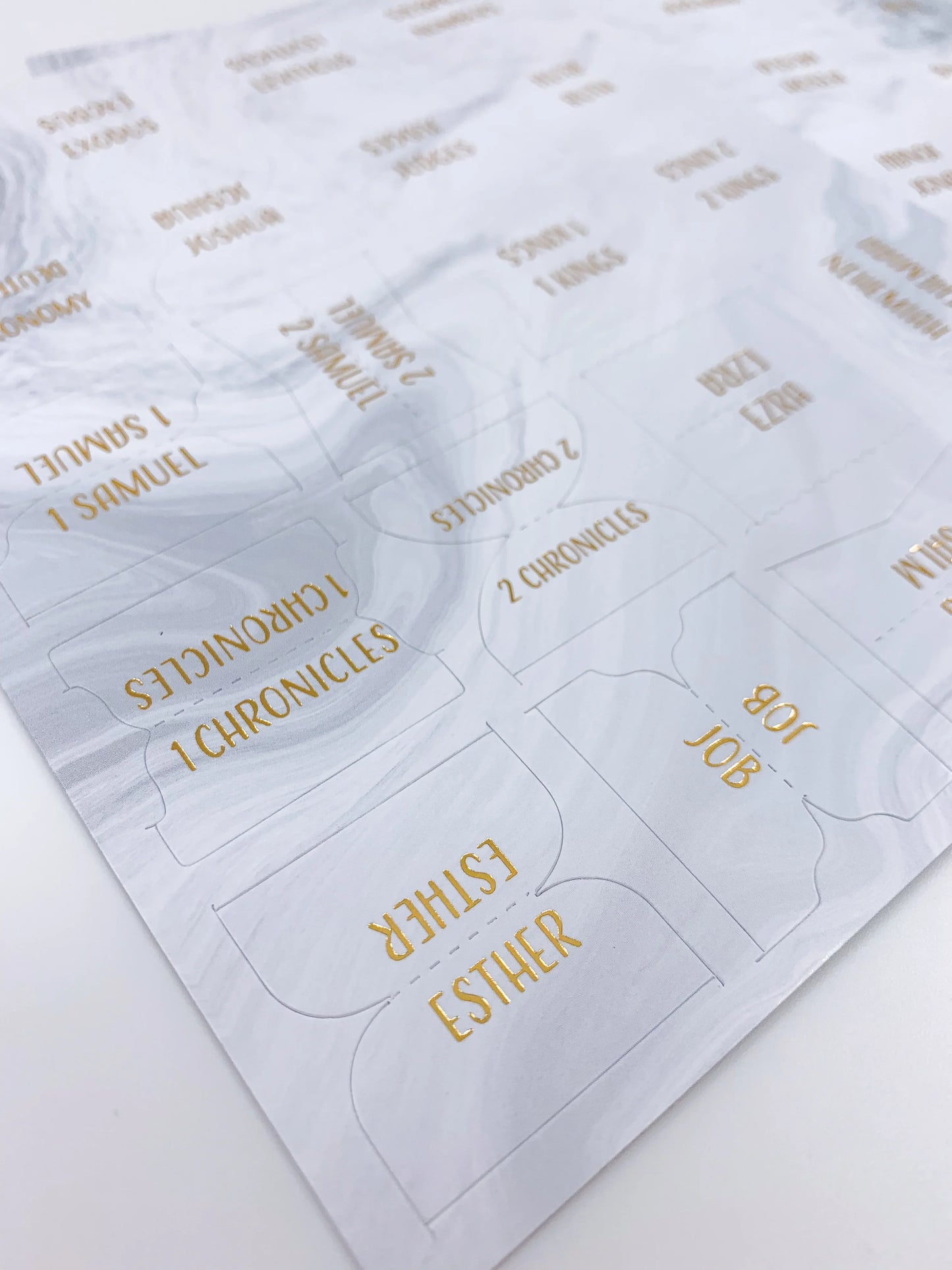 Marble Bible Tabs - Bibles and Coffee