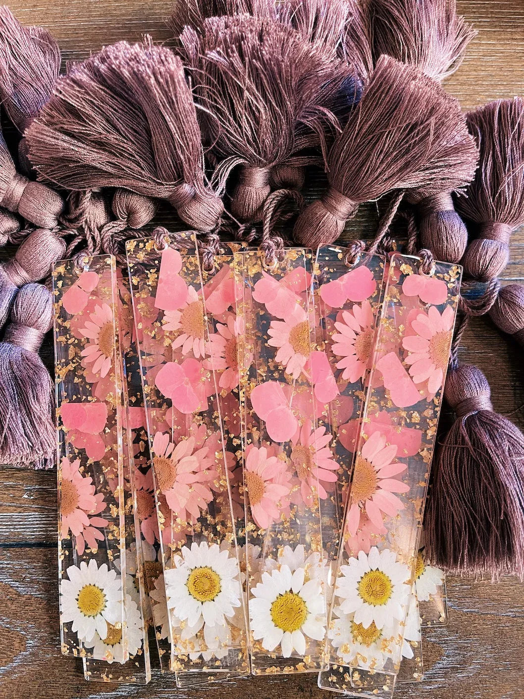 Full Blooms Acrylic Bookmark